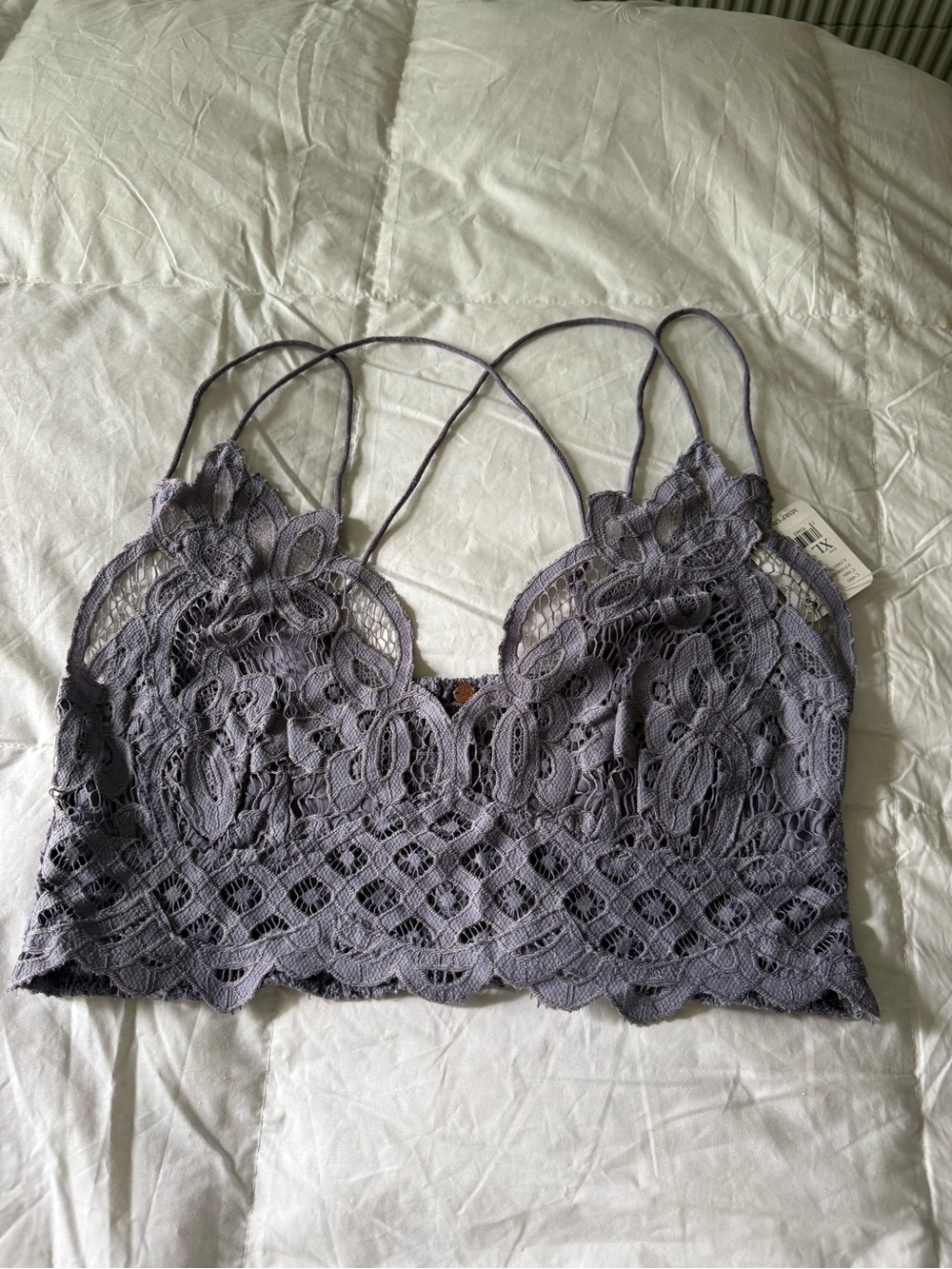 Free People FP one adella bralette in slate